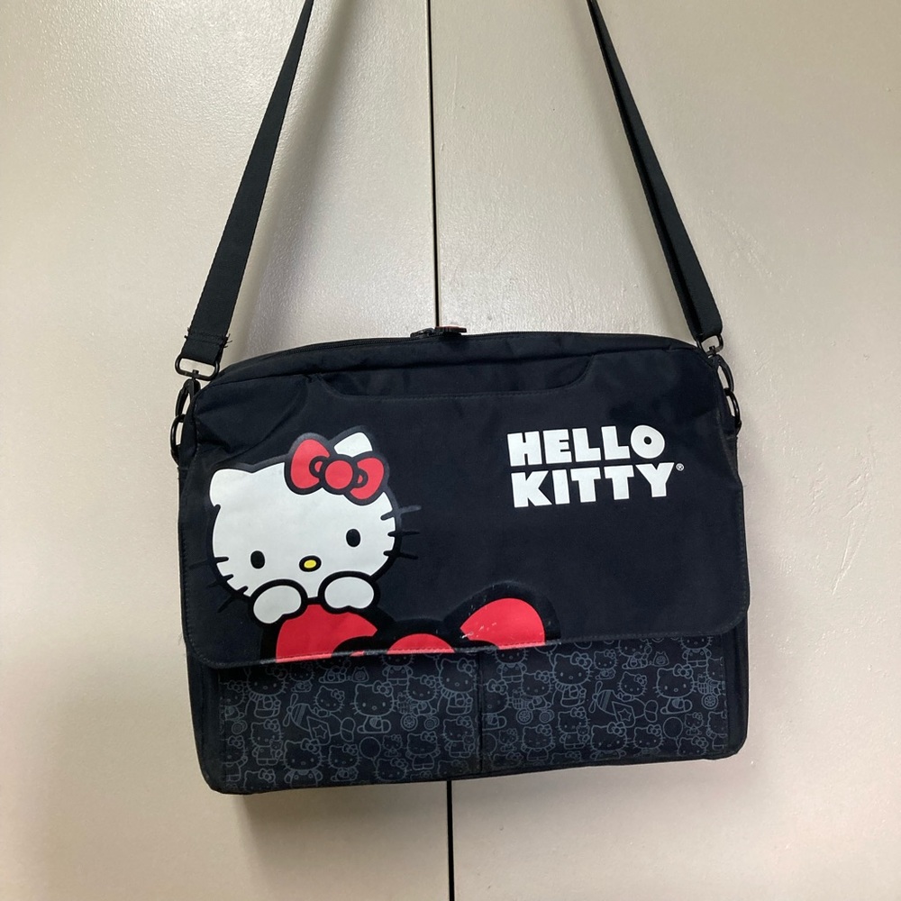 Hello Kitty messenger bag laptop case w/ handles